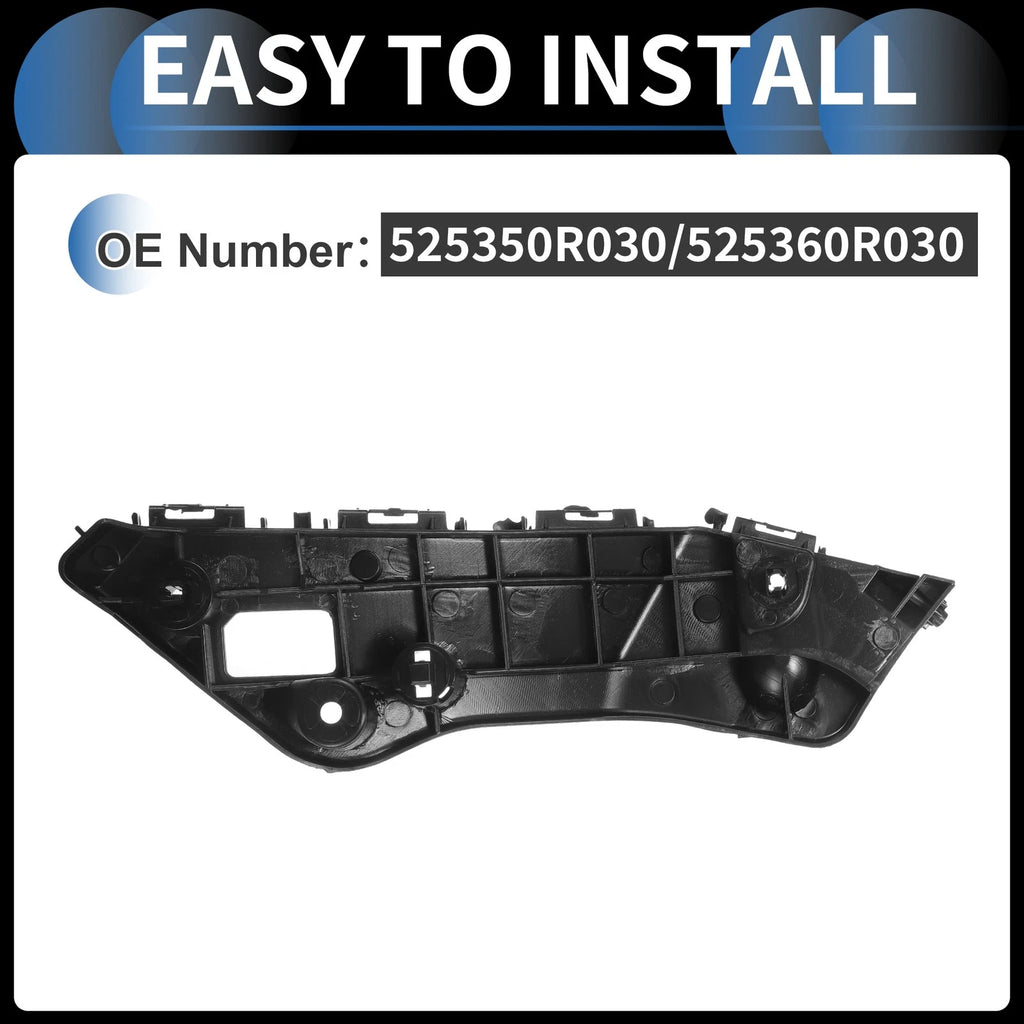 1 Pair Front Bumper Retainer Bracket No. 525350R030 for Toyota RAV4 (2013–2018)