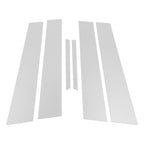 Set of 6 Door Pillar Window Trim for Toyota Mark X (2009–2019) Chrome