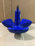 Greenfield Coated Tri-Fluke River Anchor 530-R for Boat (Chipped Coating)