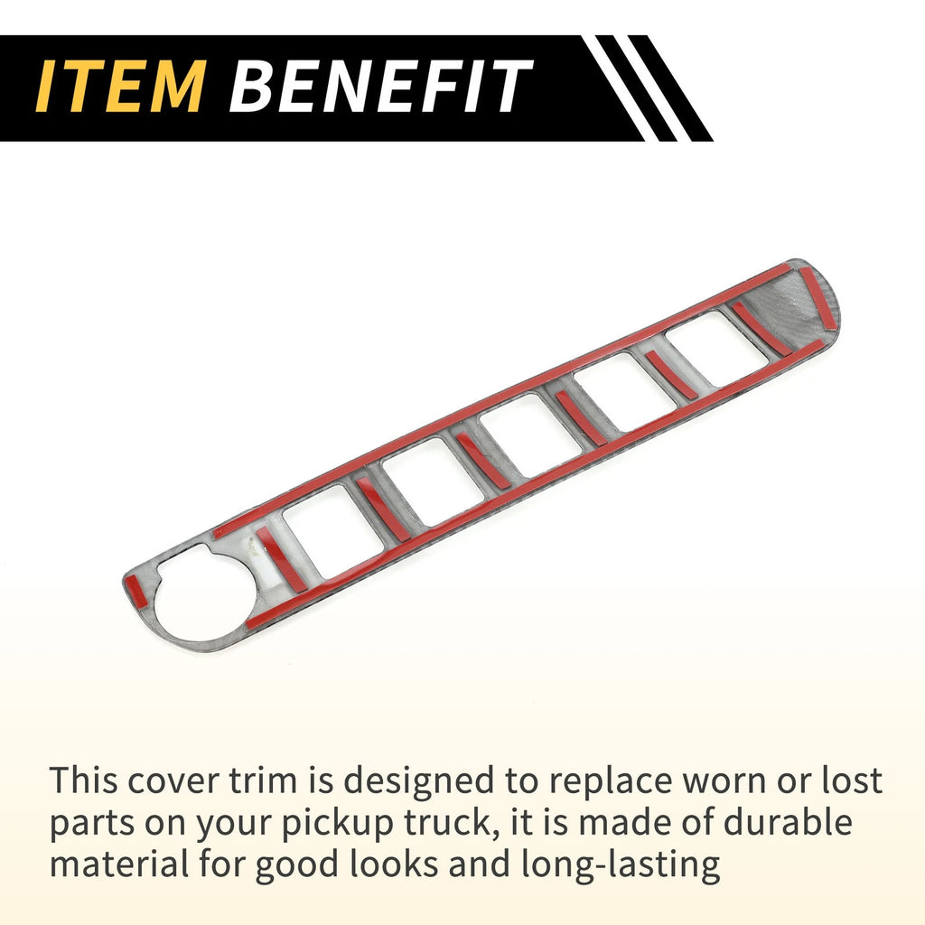Carbon Fiber AC Switch Button Control Cover Trim for Toyota Tacoma (2016–2023)