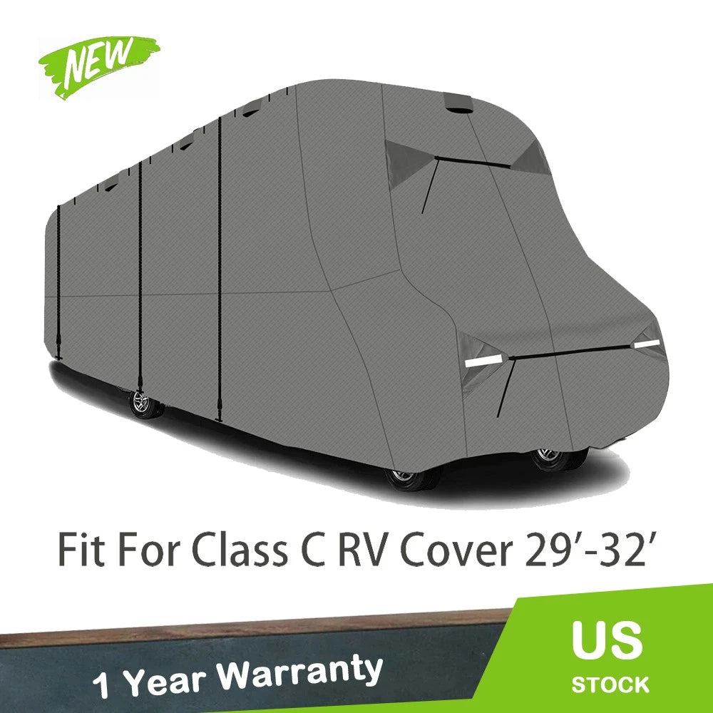 RV Cover for Class C Motorhome 29'-32' (Non-woven Fabric)