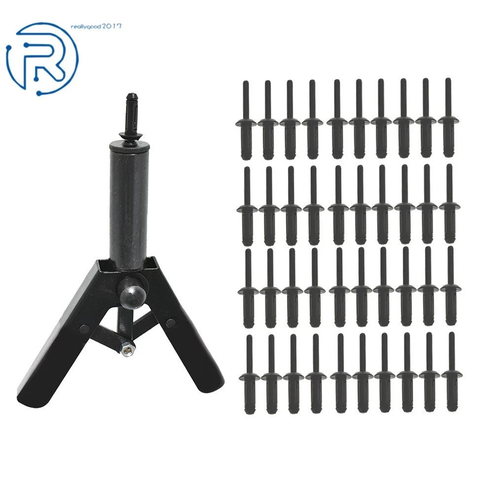 41PCS Plastic Poly Rivet Gun Set for Automotive Riveting Tool Kit