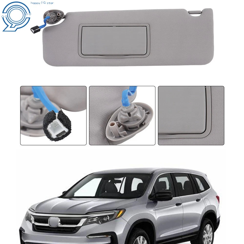 Driver Sun Visor for Honda Pilot Ridgeline (2017–2021) Light Gray