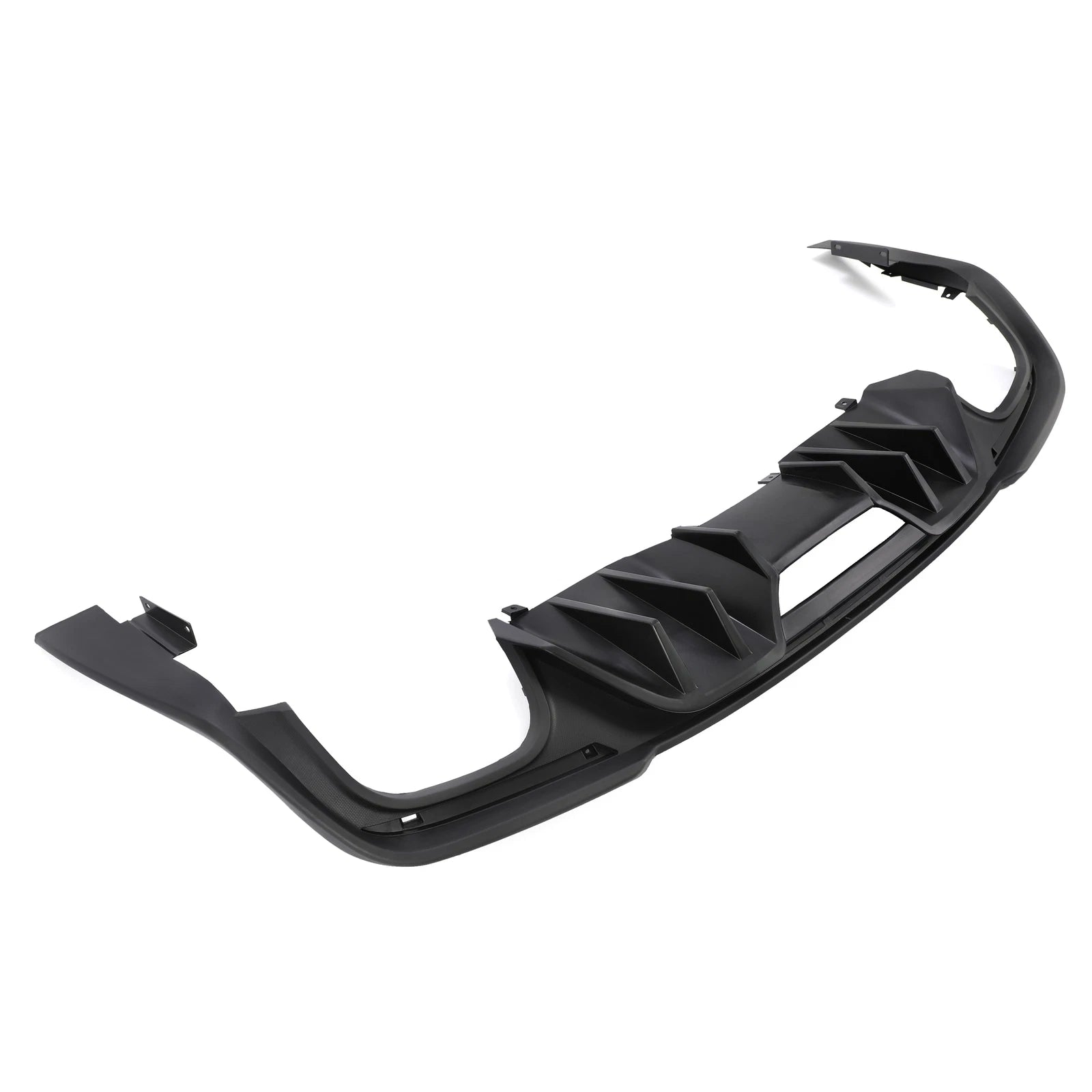 Black Lower Rear Bumper Diffuser Lip for Ford Mustang (2018–2023)