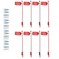 Set of 4 27" Blade Marker Stick w/ Flag for Universal Products Replaces 1308210