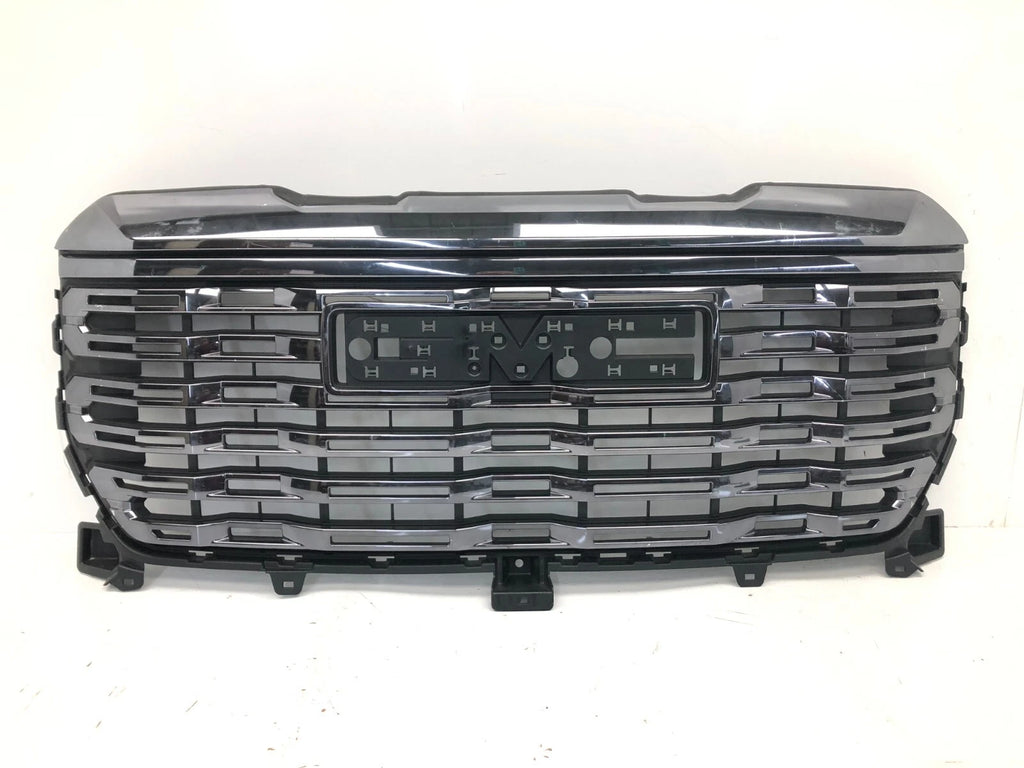 Front Upper Grille for GMC Sierra 1500 Denali (2022–2024) - Dark Chrome 72