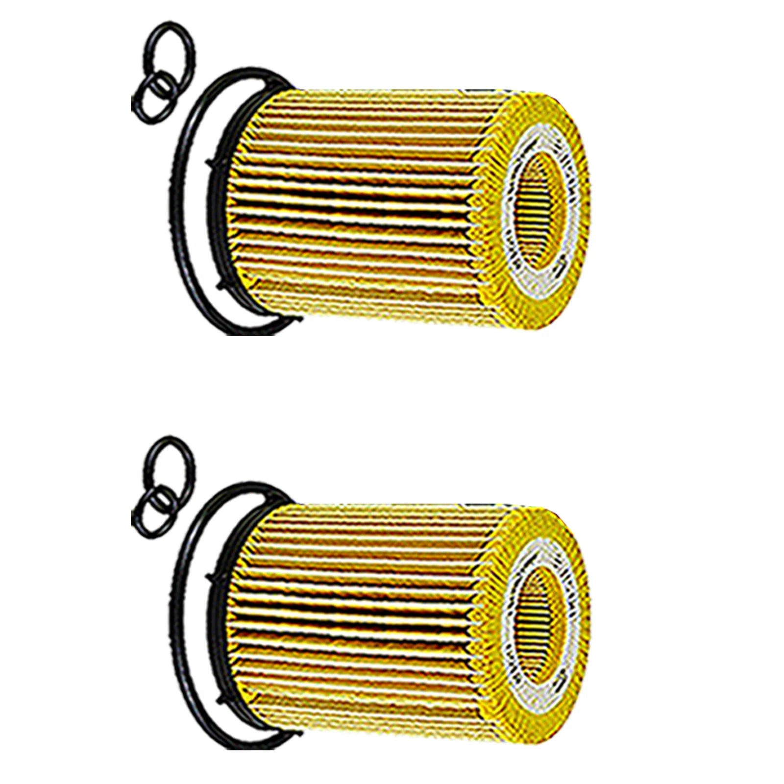 Set of 2 Engine Oil Filters for Mercedes W205 C117 X156 S213 X253 C253