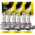 LED Head Lamps 120W for Honda Civic (9005 9006 H11 H8) 6500K White