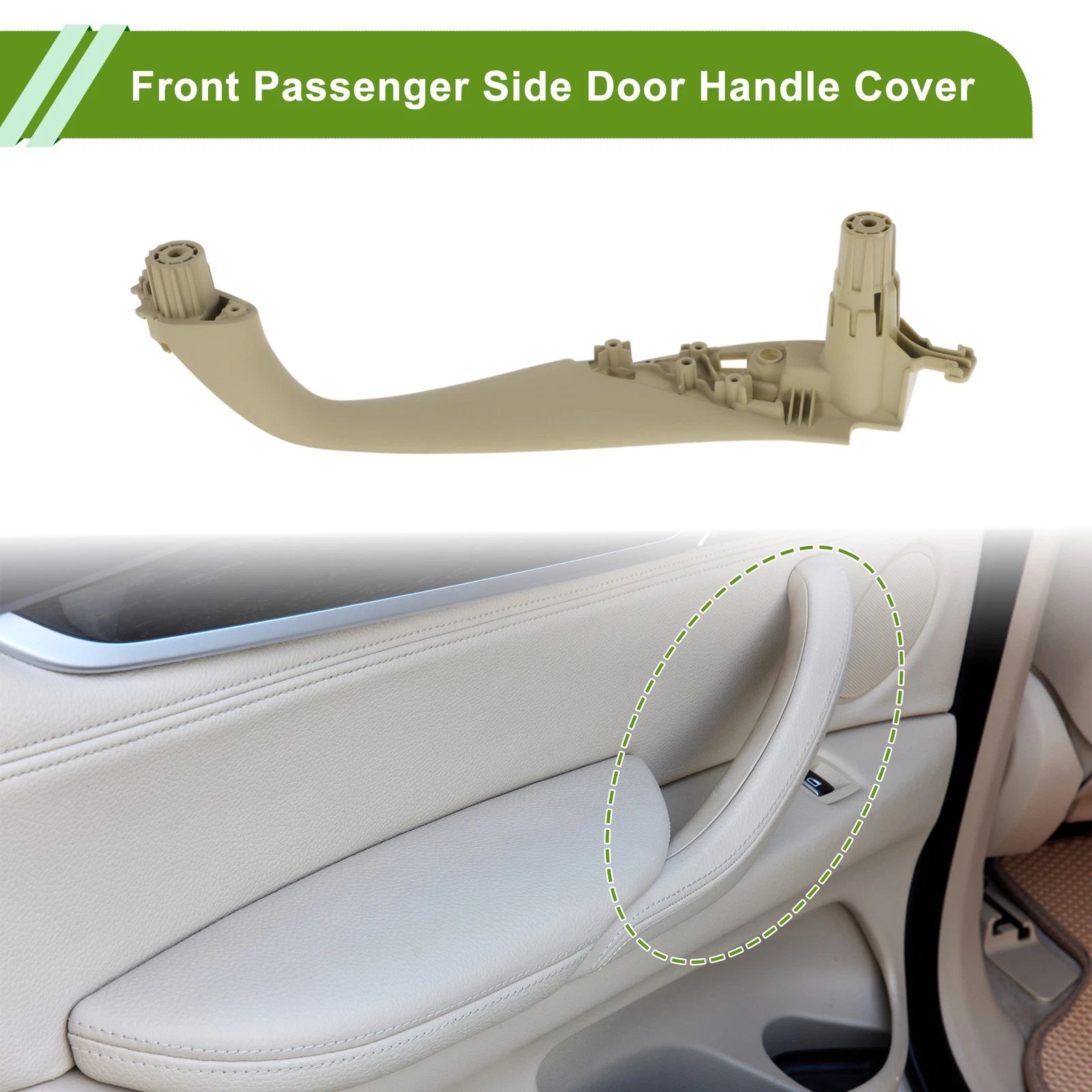 Door Panel Handle Pull Trim Cover for BMW 5 Series G30 (2017–2021)