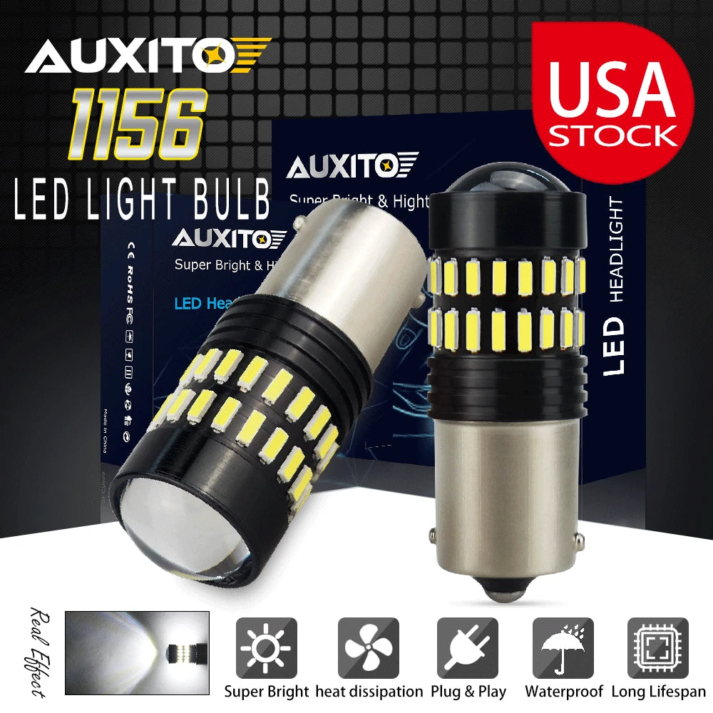 2X LED Turn Signal Brake Tail Light Bulbs