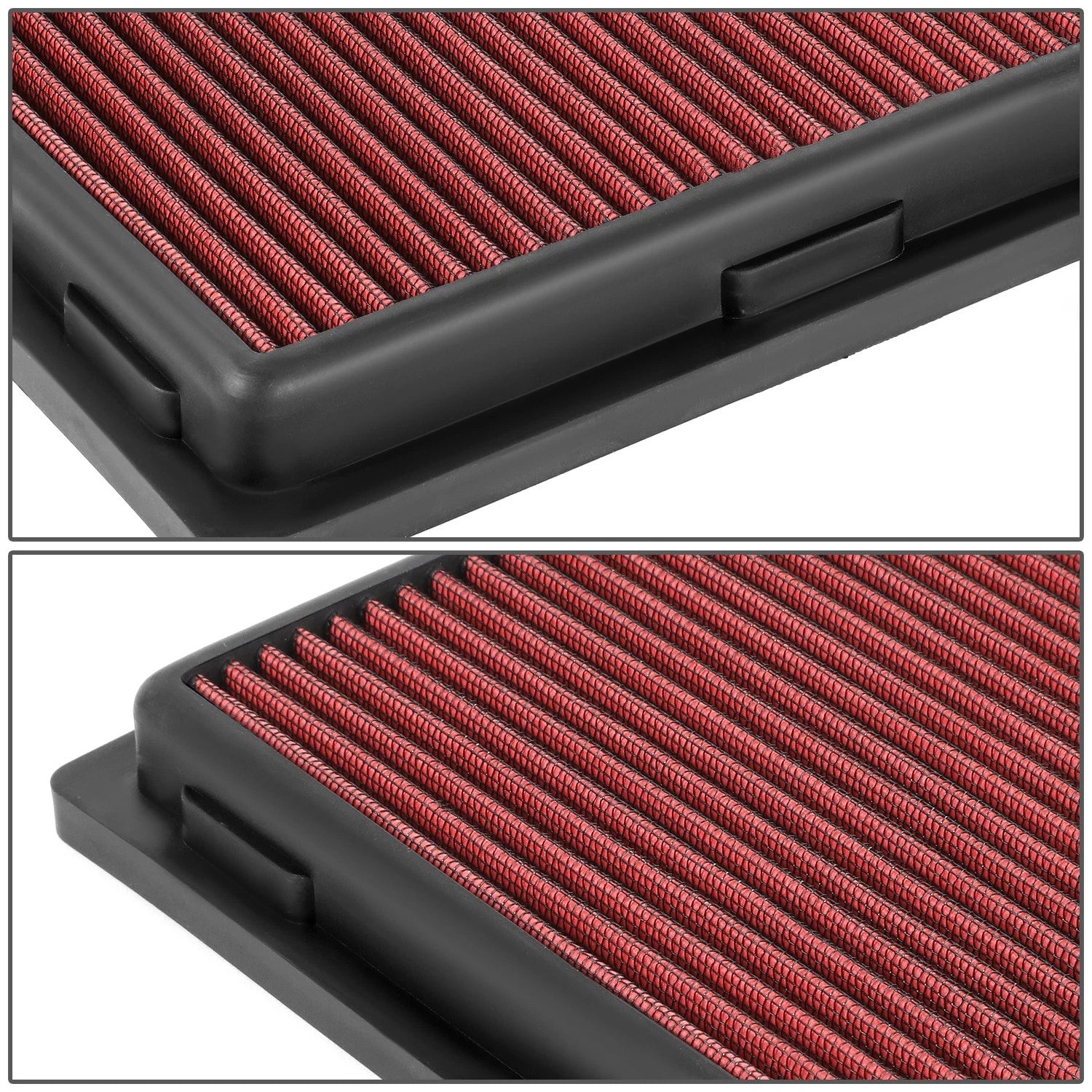 Red Washable Drop In Air Filter for Durango Grand Cherokee (2011–2020)