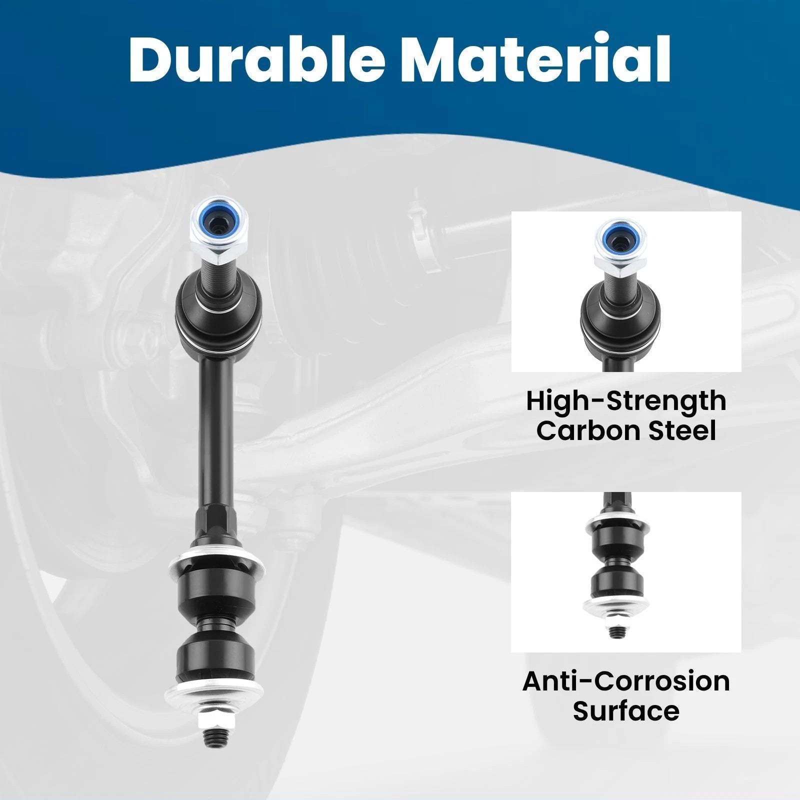 Front Suspension Stabilizer Sway Bar Link for Dodge Ram 1500 2500 3500 (2006–2010)