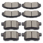 Set of 4 Ceramic Brake Pads for Acura TSX Honda Accord EX (2004–2008)