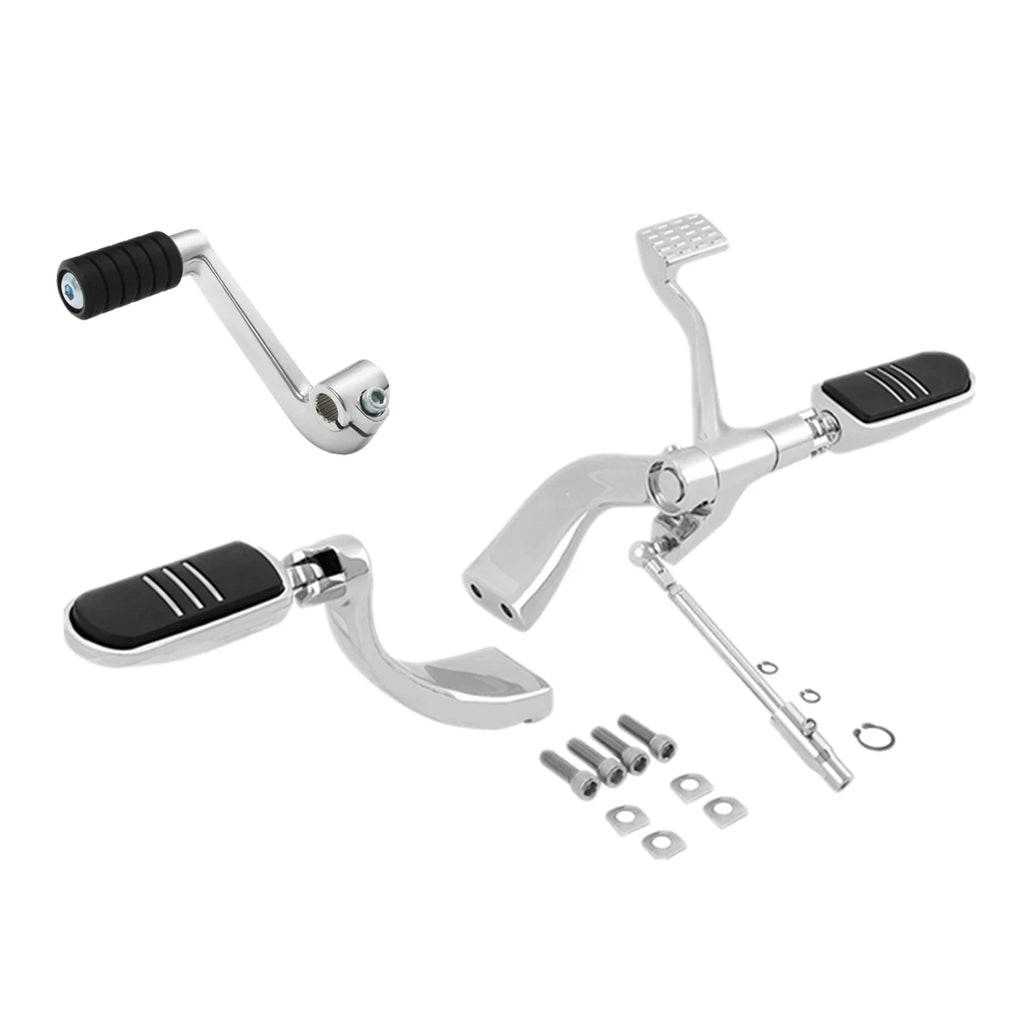 Mid Control Shifter Lever Footpegs for Harley Sportster XL883 XL1200 (2014–2022)
