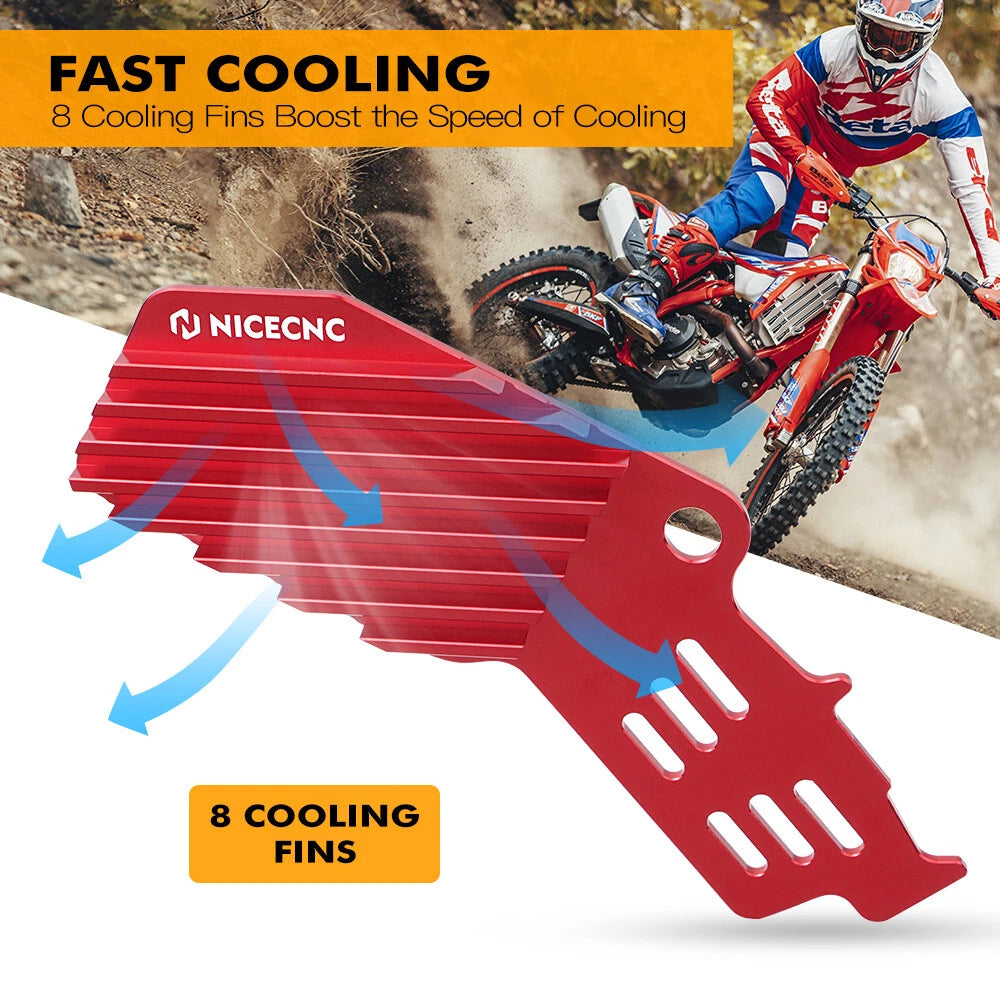 NICECNC Rear Brake Caliper Cooler Heat Sink for Beta Xtrainer 300 (2015–2024)