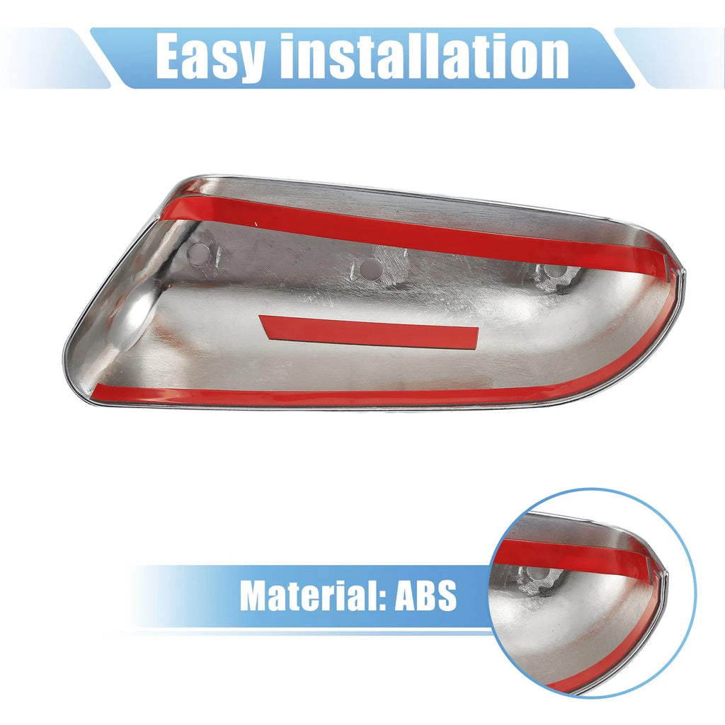 Triple Chrome Plated Top Half Mirror Cover Trim for Ford F-150 (2007–2014) 731618519362