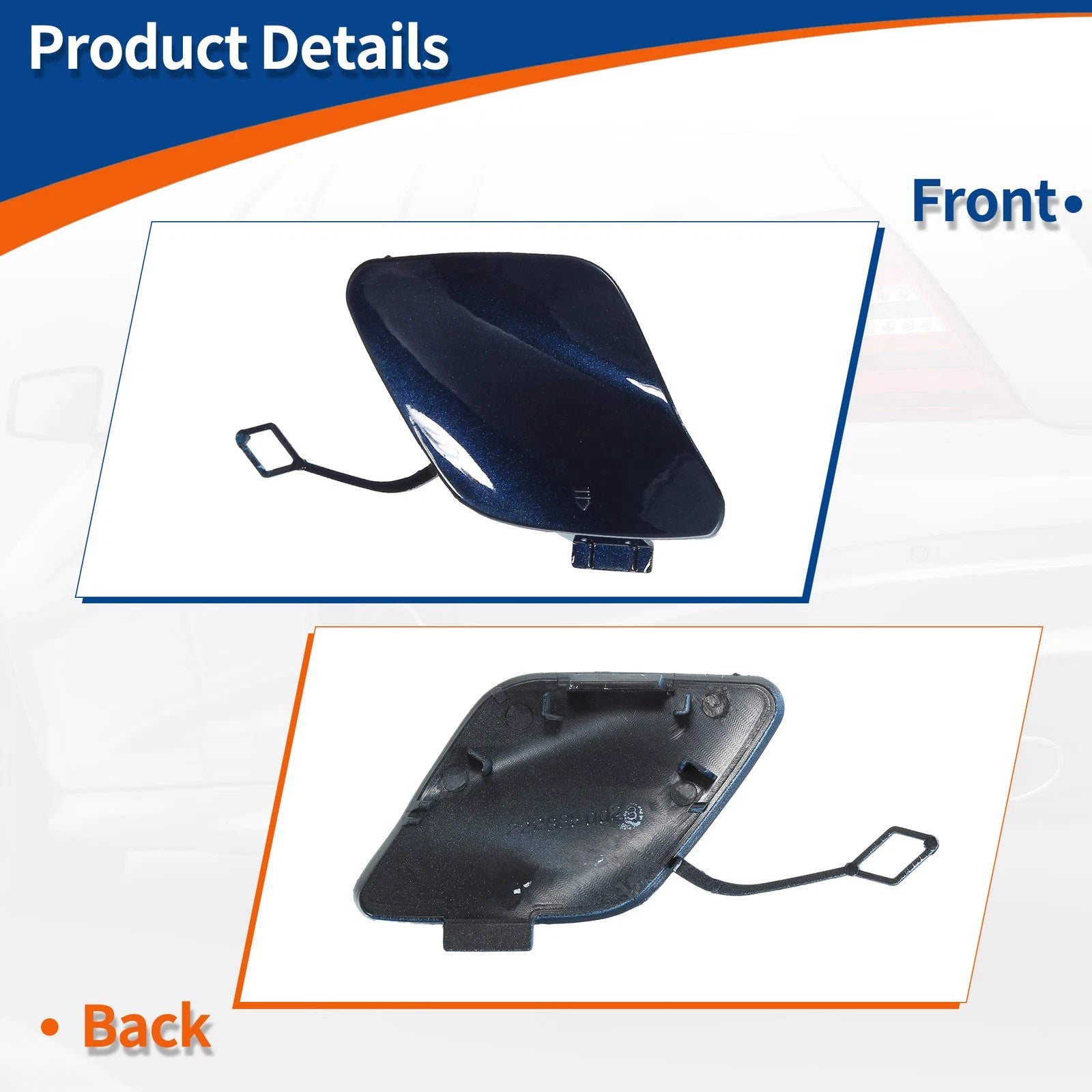 Tow Hook Cover for Mercedes-Benz S-Class (No.A2228850023) Blue