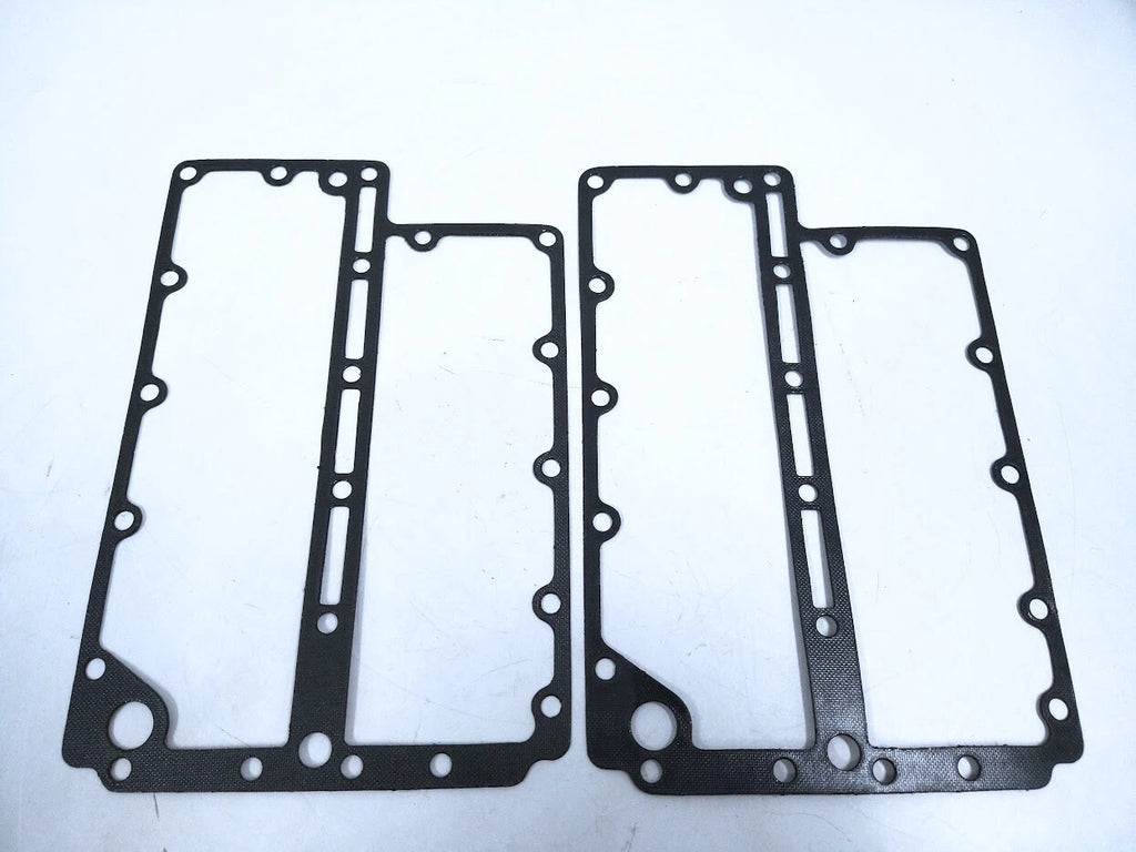 Exhaust Cover Gasket 2 Pack for Johnson Evinrude (OEM 317914)