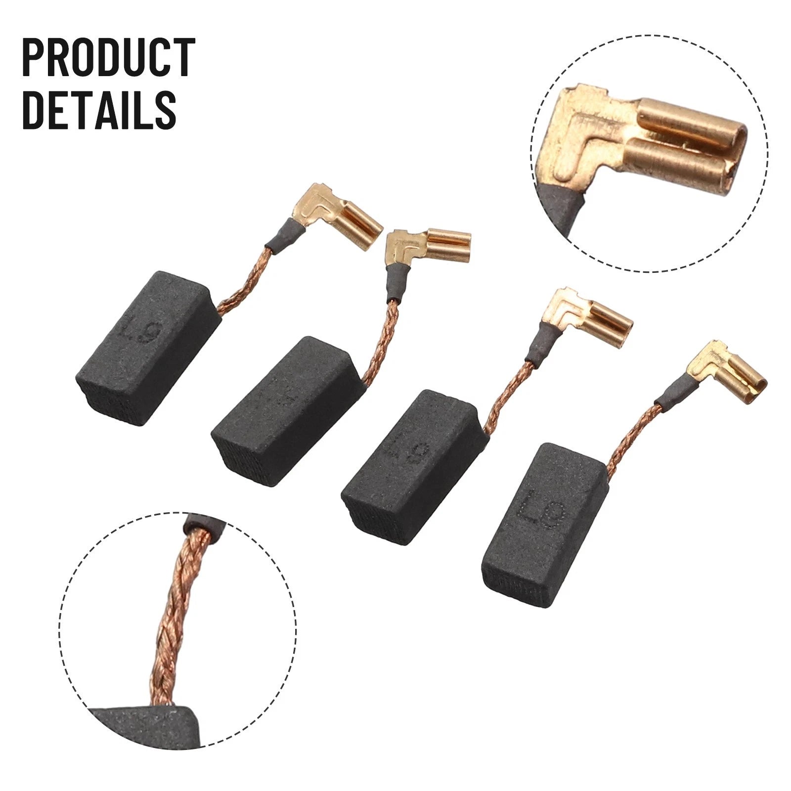 Carbon Brushes for DWE4120, DWE4120N, N097696 (Motorcycle)