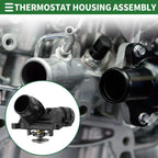 Engine Coolant Thermostat Housing Assembly for BMW 328i 128i Z4 X3 X5 335i