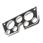 Dash Cover Panel for Chevy C10 Truck (1967–1972) Black Chrome Bezel Trim