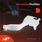 Windshield Washer Reservoir Tank with Cap & Pump for Ford Edge (2007-2014)