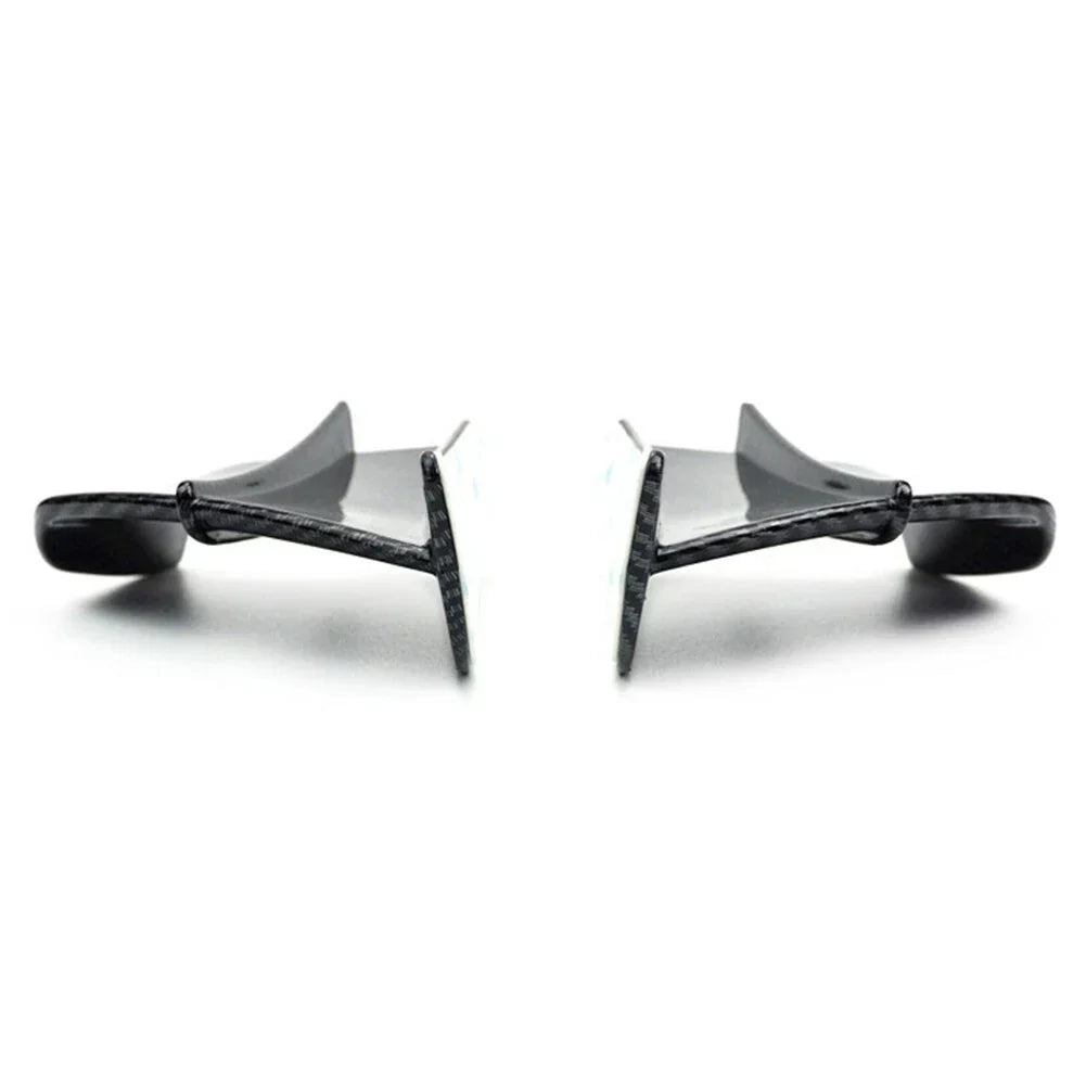 Winglets Deflector Kit Spoiler / 1 x Carbon Fiber Plastic for Motorcycle