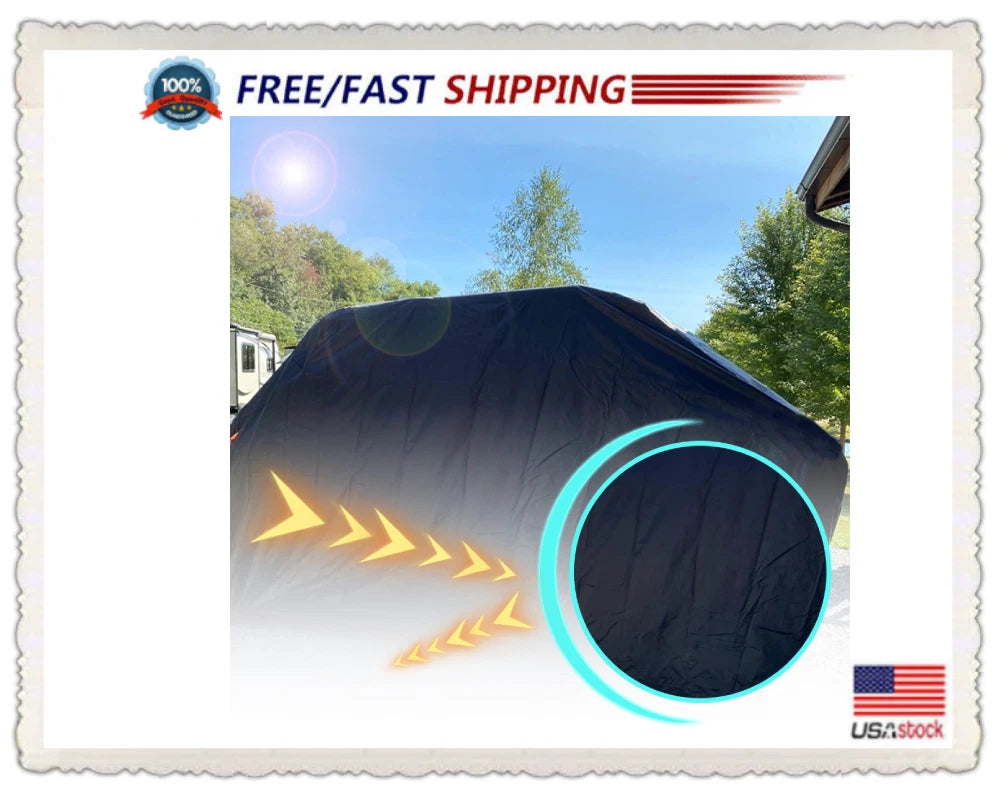 XXL Waterproof Motorcycle Cover for Road Bikes (UV, Rain, Dust Protection)