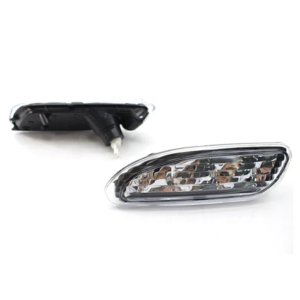 Clear Front LED Light Bar Side Marker for Mercedes W203 C Class (2001-2007)