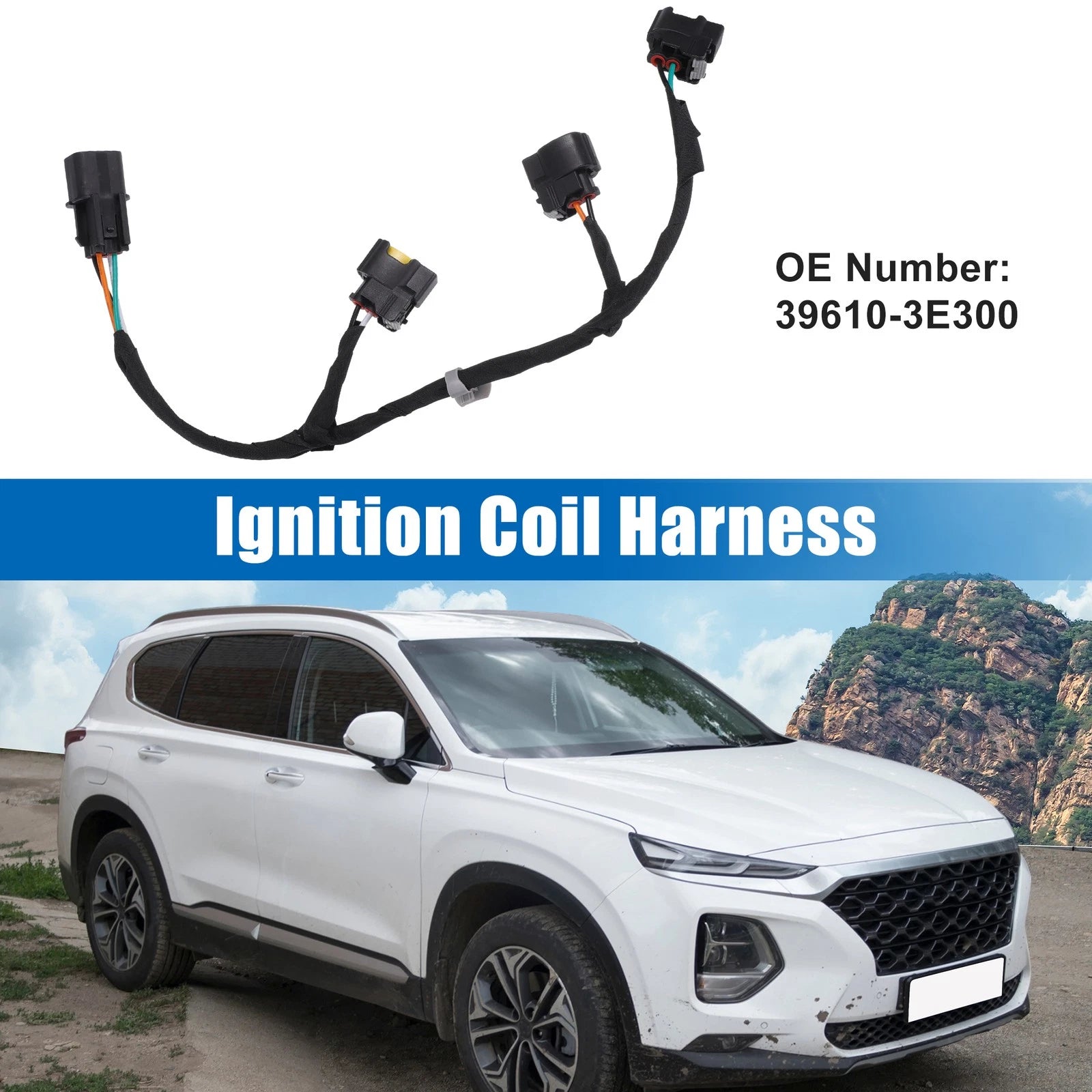 Ignition Coil Harness for Hyundai Santa Fe (2001–2006) No. 396103E600