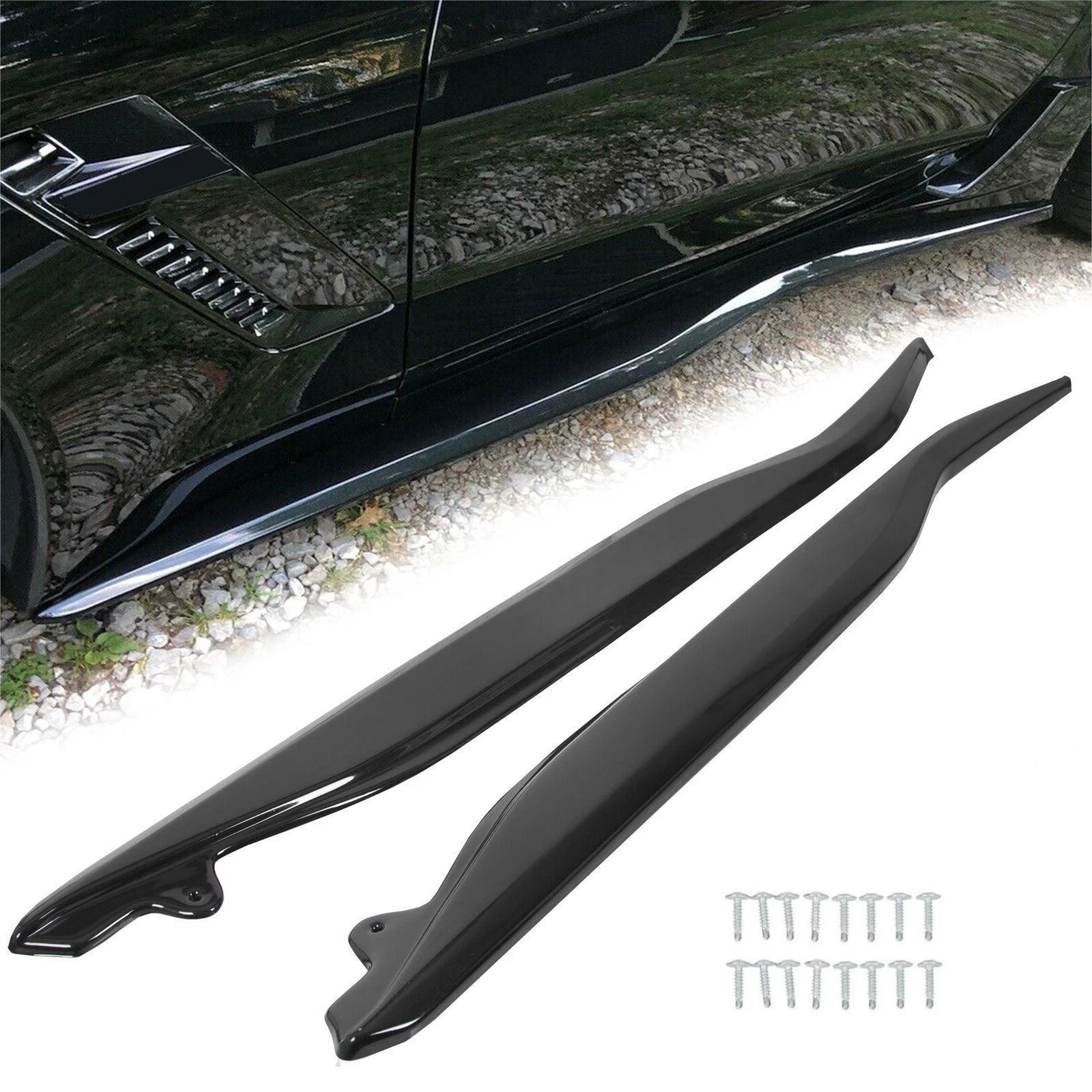 Side Skirt Rocker Panels Kit for Corvette C7 Stingray Z06 Z07 (2014–2019)