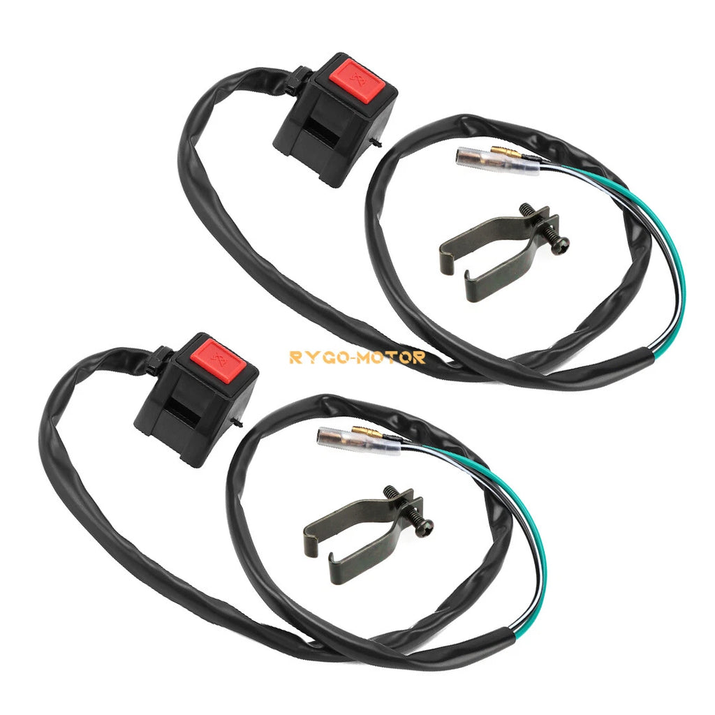 2 Handlebar Kill Stop Switch for Yamaha IT175 IT200 IT250 IT465 IT490 (1981–1986)