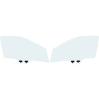 Set of 2 Front Door Glasses for Sedan