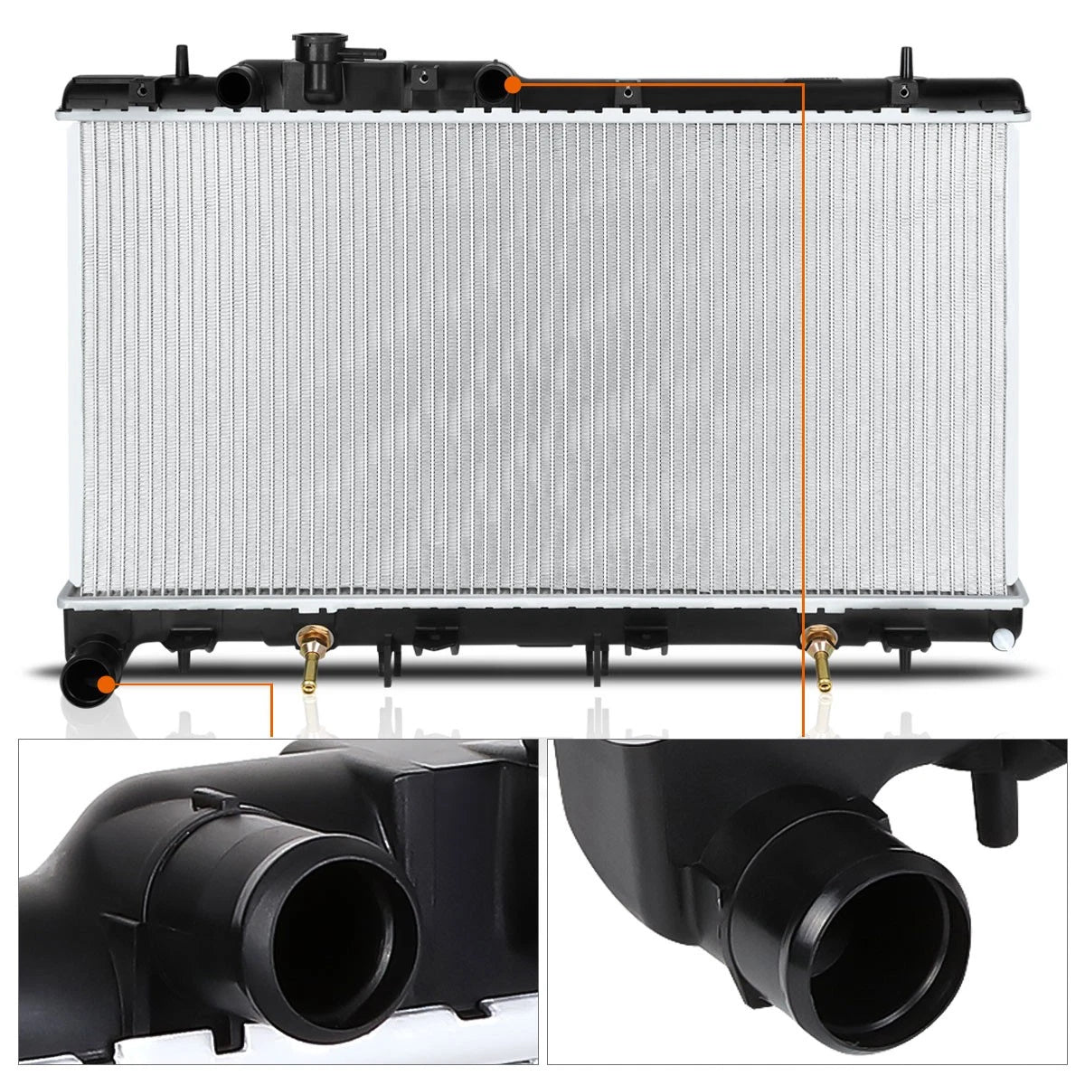 Full Aluminum Core Radiator for Subaru Outback 2001–2004 DPI-2465