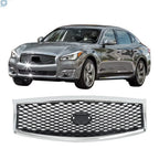Front Bumper Grille for Infiniti Q70 Q70L (2015–2019) with Camera Option