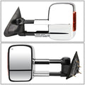 Set of 2 LED Chrome Towing Side Mirrors for Chevy Silverado (2014–2020)