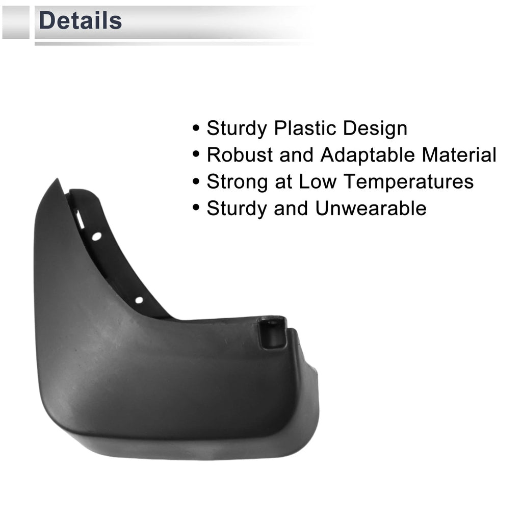 Set of 2 Mud Flaps Splash Guards for Audi Q3 (2016–2018)