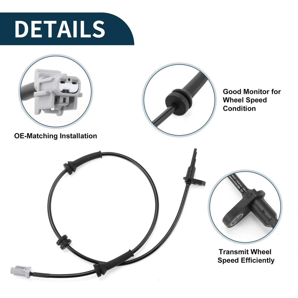 ABS Wheel Speed Sensor No. 47910-JD000 for Nissan Qashqai (2007–2013)