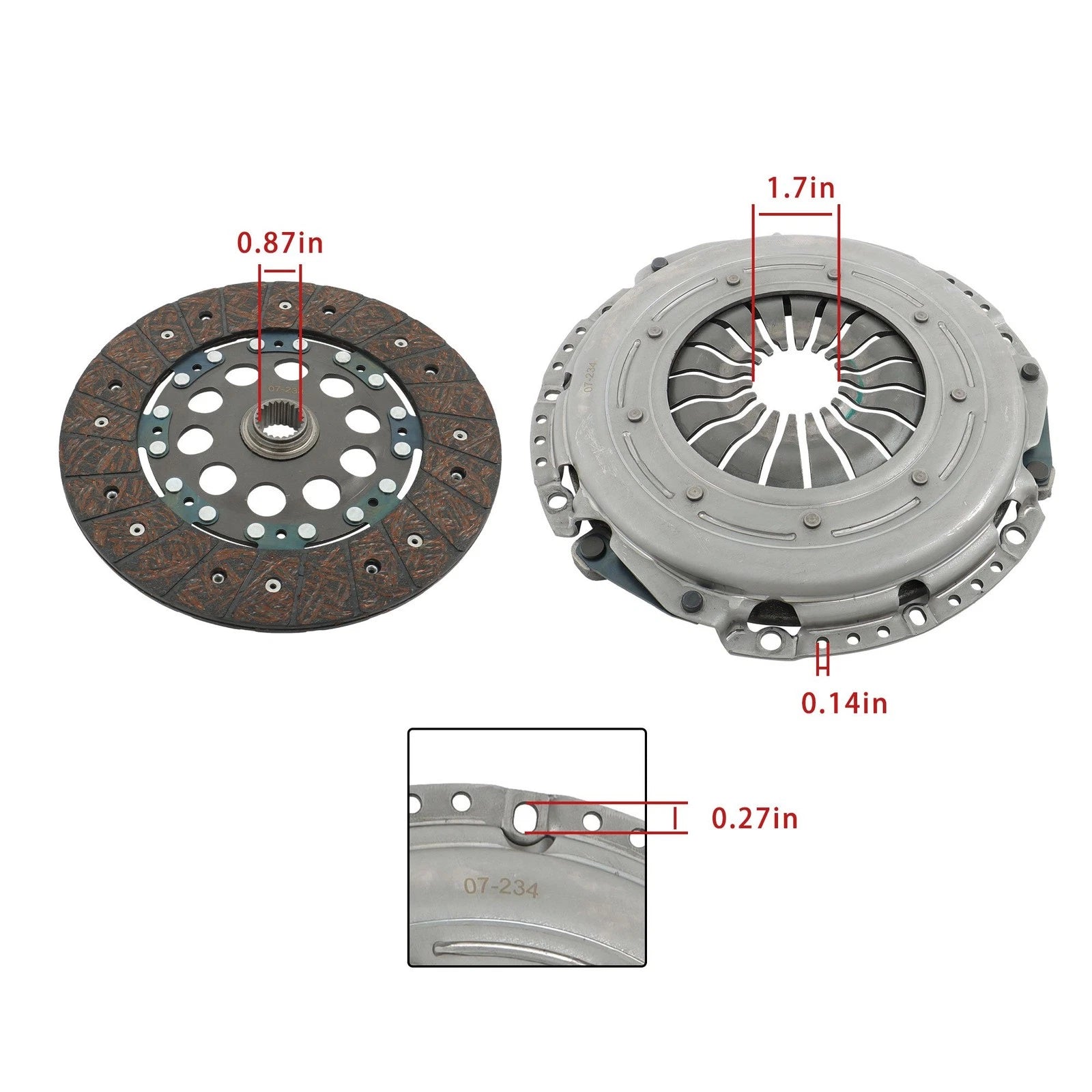 Clutch Kit for Ford Focus S SE SEL 2.0L (2012-2018)