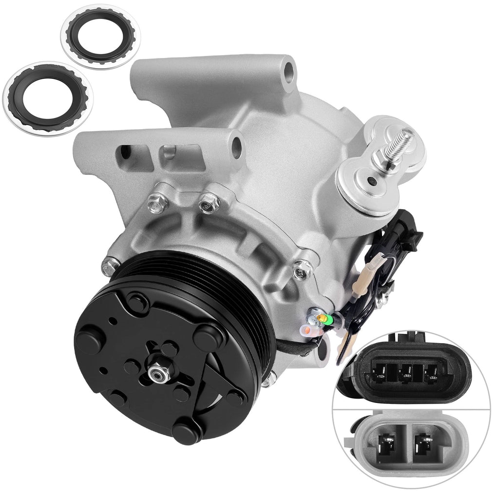 A/C Compressor with Clutch for GMC Envoy XL 2002–2006 CO 4910AC
