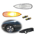 Clear Front Fender Side Marker Light with Amber LED for Pontiac GTO (2004–2006)