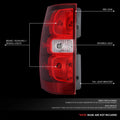 Left Side Tail Light for Chevrolet Suburban Tahoe (2007–2014) OE Chrome Red Lens