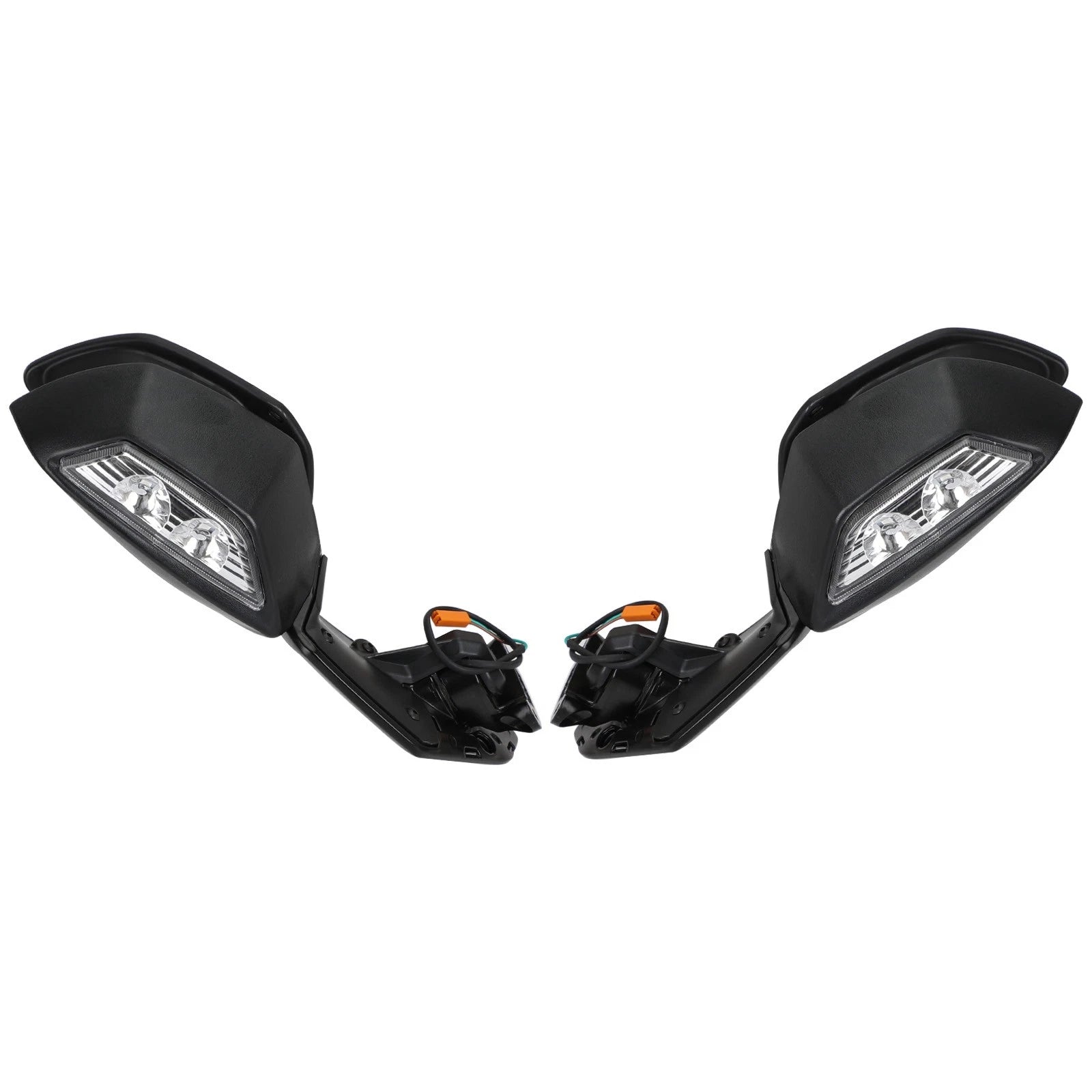 Rearview Side Mirrors w/Turn Signal for Kawasaki ZX-10R ZX-10RR (2016–2020)