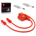Ignition Coil w/ Wire Cap & Spark Plug for Polaris Sportsman SP 850 (2019)