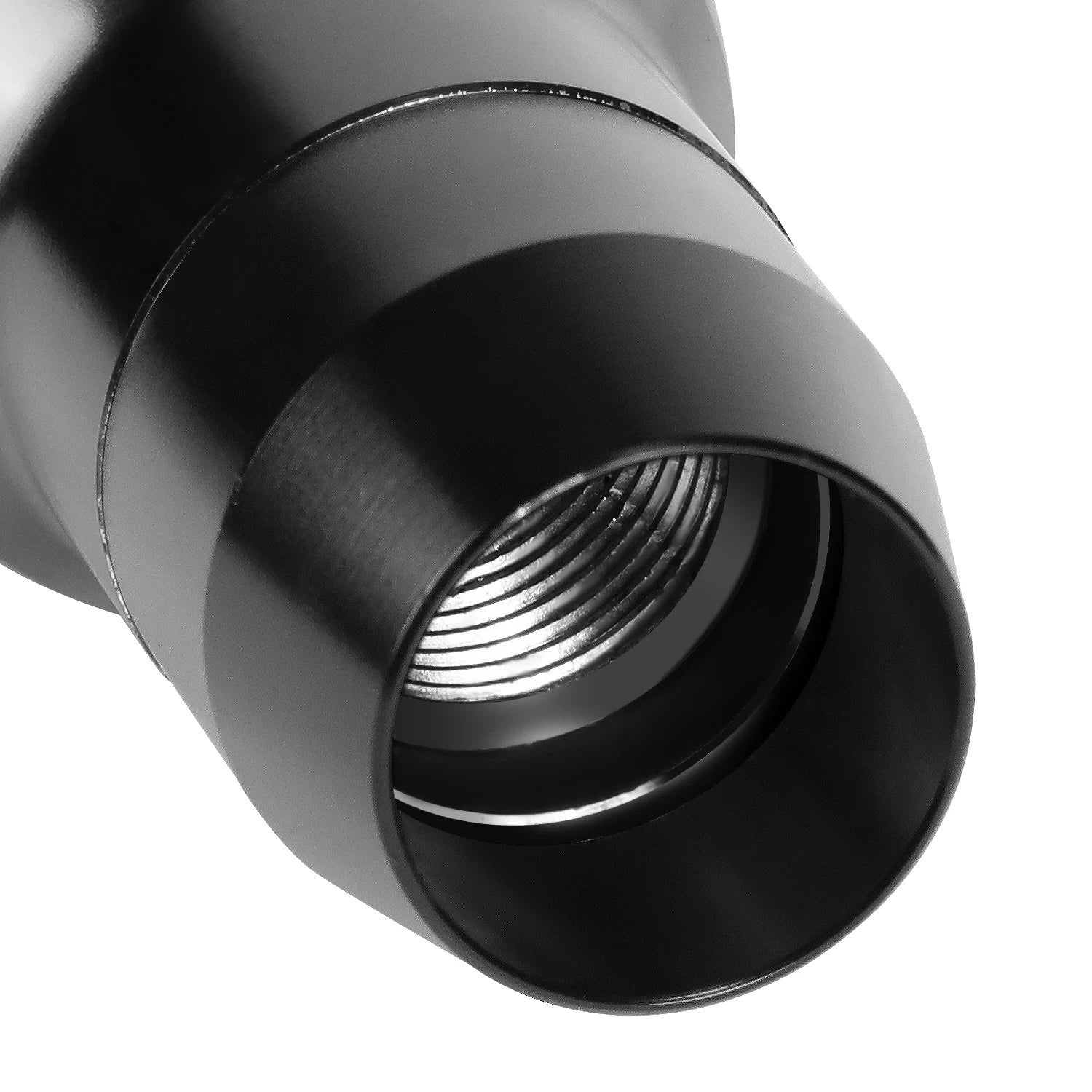 Shift Knob for Universal Fit (J2) - Aluminum Barrel Type, Black