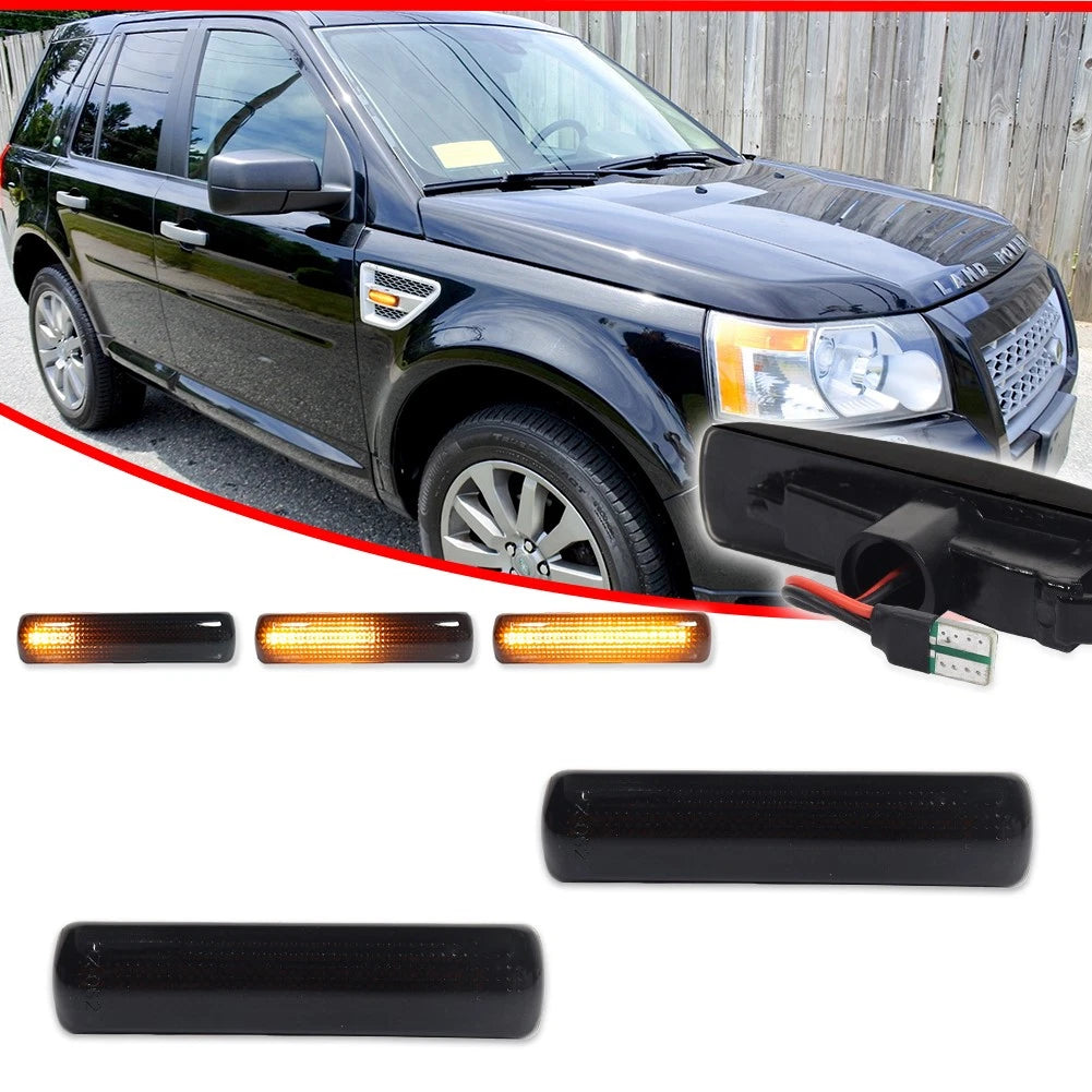 Sequential Amber LED Side Marker Lights for Range Rover Sport (2005–2023)