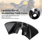 Ignition Barrel Shroud Key Tank Cover for Trident 660 (2022–2025) Carbon