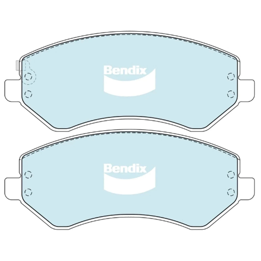 4WD Front Disc Brake Pads Set for Jeep Cherokee KJ (2002-2008)