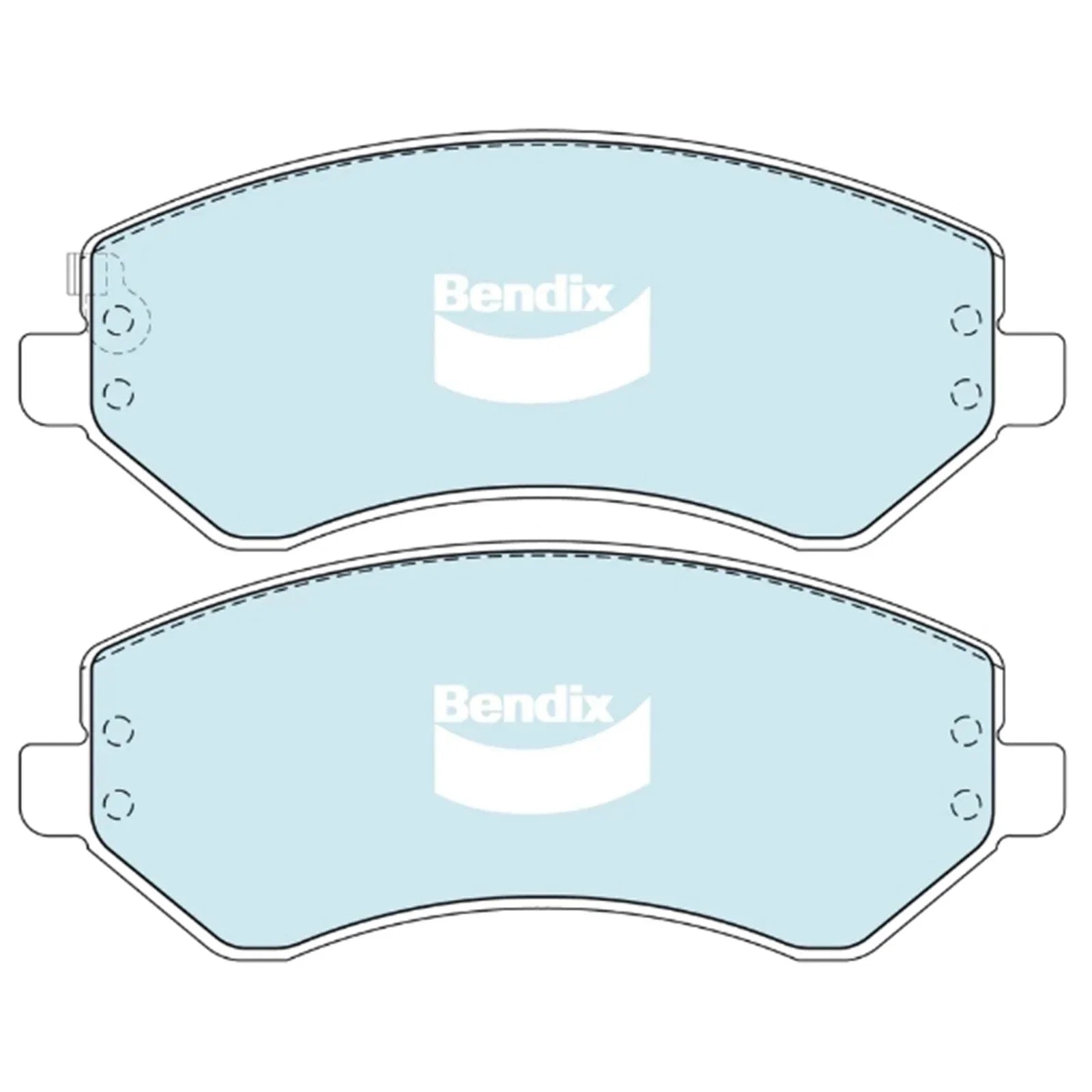 4WD Front Disc Brake Pads Set for Jeep Cherokee KJ (2002-2008)