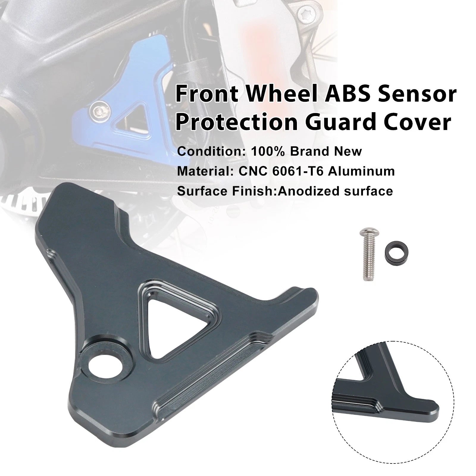 Front Wheel ABS Sensor Protection Guard for BMW R1300GS/ADV (2023–2025)
